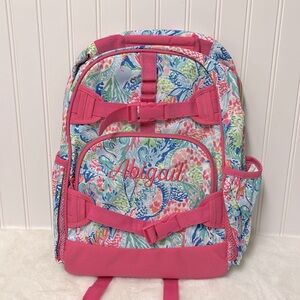 Pottery barn kids large Lilly Pulitzer Mackenzie backpack